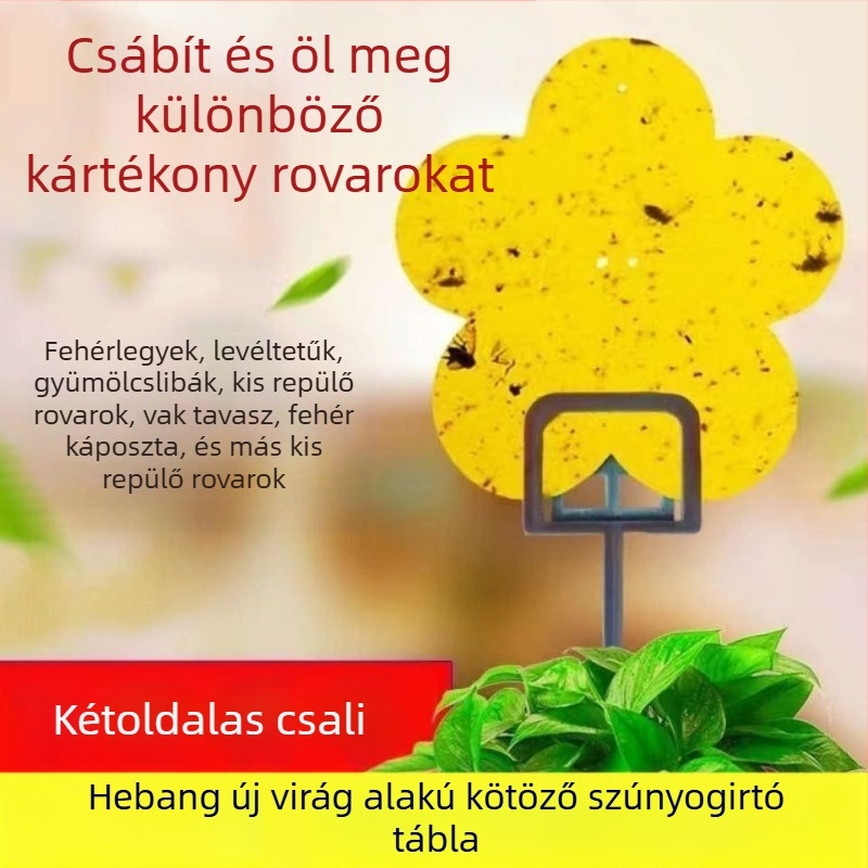 Ragadós rovardeszka a Hebang Gardentól virágzó növényekhez — PP anyag, licencelt magáncímke