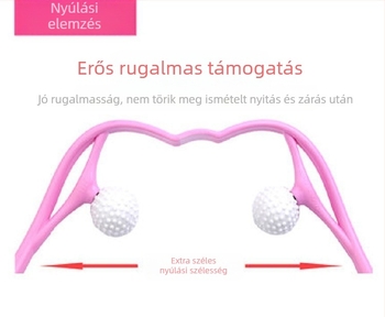 Kézi nyaki masszírozó, nyak- és vállmasszázó, 2 masszázsfejjel, modell HD5, QTQ