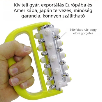 Kézben tartható görgős masszírozó vádli, nyak, váll és derék számára (Bevezetve 2022; Márka: Other; Anyag: Other)