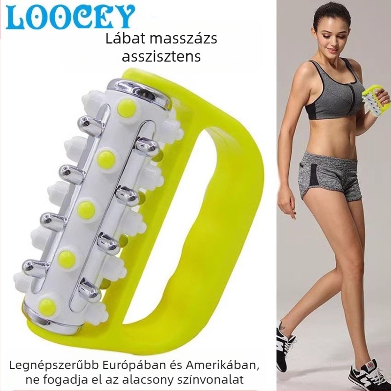 Kézben tartható görgős masszírozó vádli, nyak, váll és derék számára (Bevezetve 2022; Márka: Other; Anyag: Other)