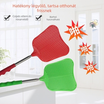 Banán alakú légycsapó teleszkópos rúddal, 5 darabos készlet (Modell LAN-5503)