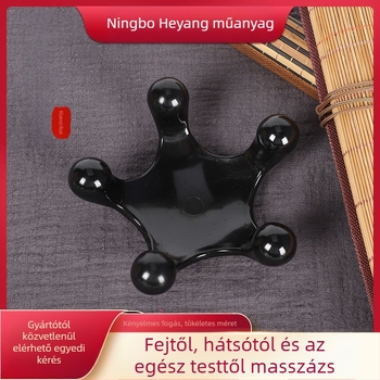 Huyang ötfogú csillag masszírozó háztartási használatra, műanyag masszírozó rúd, 70 g