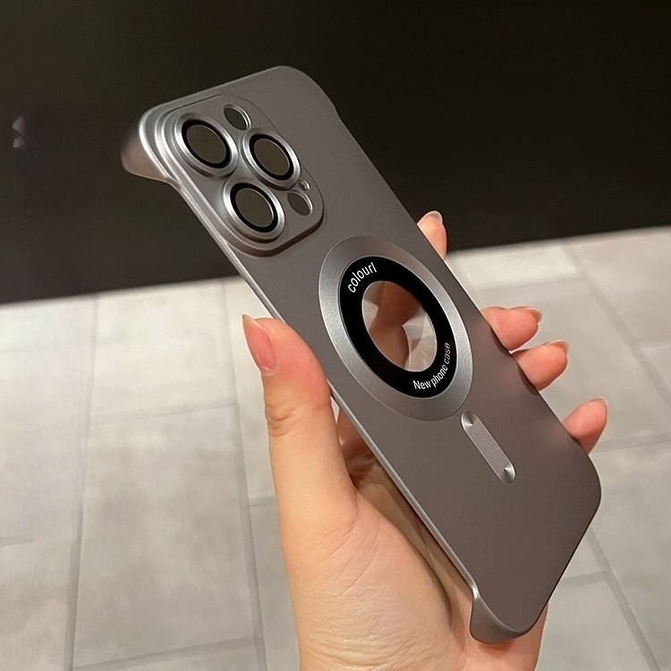 iPhone-hoz való tok — PC anyag, matt felület, ütésálló, mágneses vonzás, kompatibilis az iPhone 12/13/14 Pro/Max