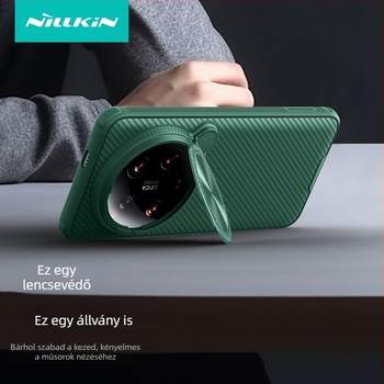 Nelkin kemény tok Xiaomi 14 Ultra és Xiaomi 15 Ultra számára – TPU+PC, ütésálló, üzleti stílus, színek: zöld, kék, fekete