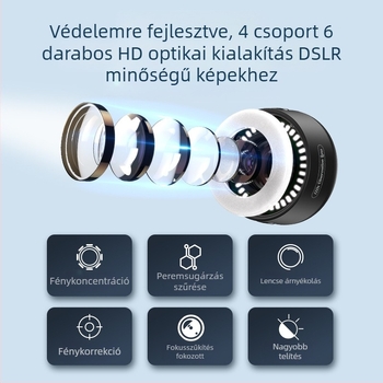 APEXEL Kézi MS120 Drágakő-azonosító Mikroszkóp – HD Nagyítás, Mobiltelefon Kompatibilis