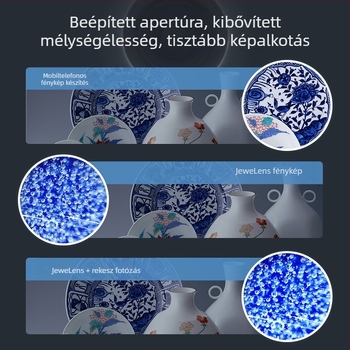 APEXEL Kézi MS120 Drágakő-azonosító Mikroszkóp – HD Nagyítás, Mobiltelefon Kompatibilis