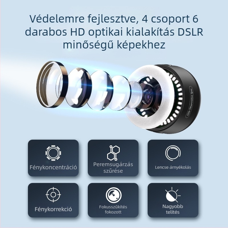 APEXEL Kézi MS120 Drágakő-azonosító Mikroszkóp – HD Nagyítás, Mobiltelefon Kompatibilis