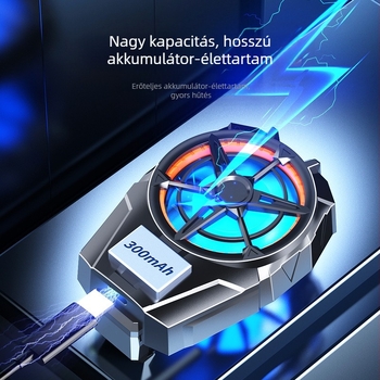 X52 USB okostelefon-hűtő — hordozható hátsó klipsz, ABS ház, 82 g, modell X52