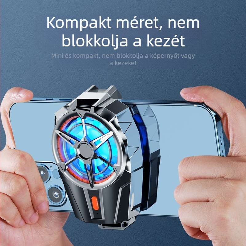 X52 USB okostelefon-hűtő — hordozható hátsó klipsz, ABS ház, 82 g, modell X52