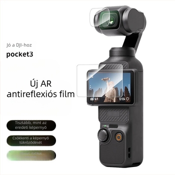 DJI Osmo Pocket 3 objektív AR film – karcolásmentes képernyővédő, anti-reflektív PET film