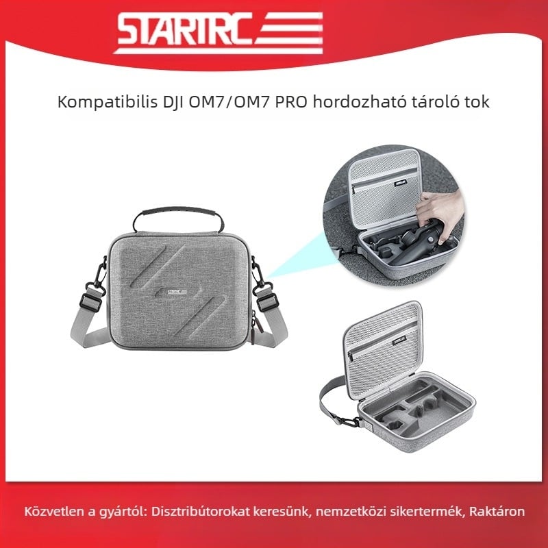 STARTRC OM7/OM7 Pro tároló táska, kompatibilis OM7/OM7PRO, nylon, logó nélküli