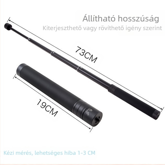 Three Eight hosszabbító rúd stabilizátorokhoz — teleszkópos kézi selfie stick univerzális sportkamerákhoz