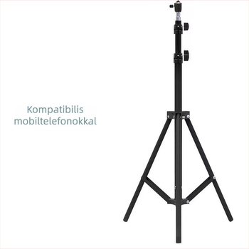 Lei Yu padlóra álló állvány mobiltelefonhoz élő közvetítéshez, modell L21, összecsukható és állítható, testreszabás támogatott