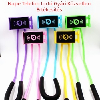 Telefon asztali tartó - műanyag, 002-es modell, univerzális kompatibilitás
