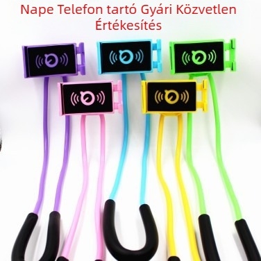 Telefon asztali tartó - műanyag, 002-es modell, univerzális kompatibilitás