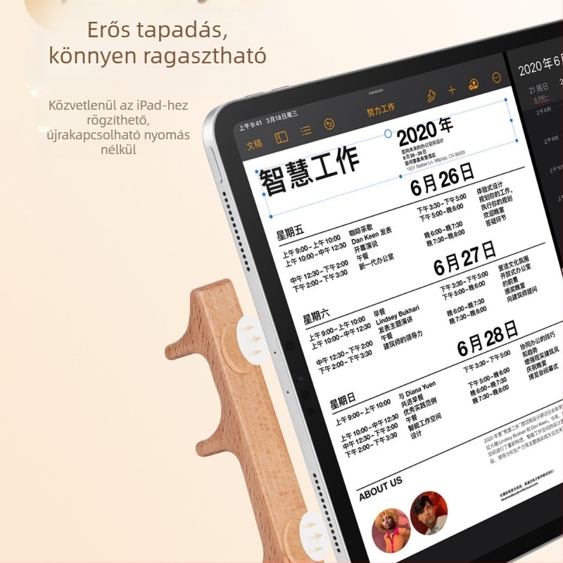 Lei Jue szilikon tabletás játék grip – kompatibilis iPad Pro, ujjtartó