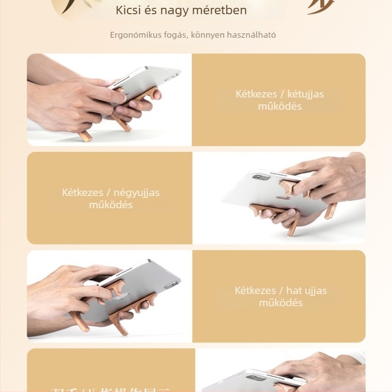 Lei Jue szilikon tabletás játék grip – kompatibilis iPad Pro, ujjtartó