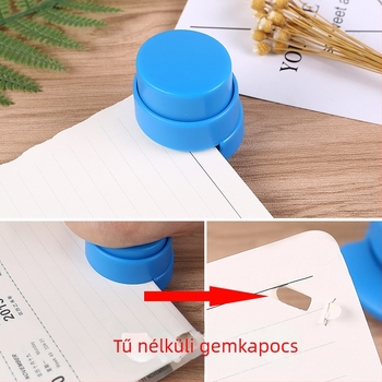 Környezettudatos tű nélküli kapocsgép, modell 001, adaptív tűtípus 12511079230, kötési kapacitás 288 oldal