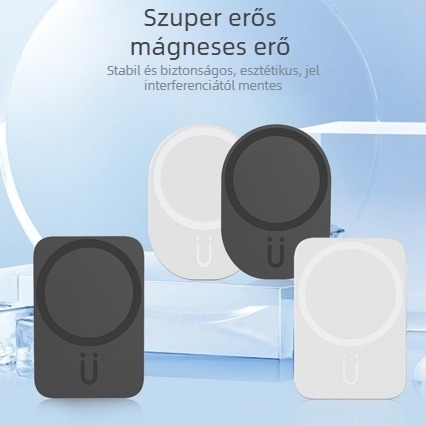 Mágneses autótelefon-tartó 15W vezeték nélküli gyorstöltéssel, PD töltés, univerzális kompatibilitás, kompakt és hordozható