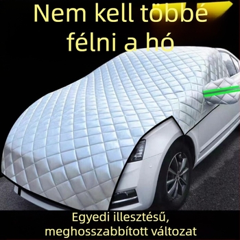 Chiweng Elülső szélvédő félfedő, alumínium fólia, téli fagy elleni védelem