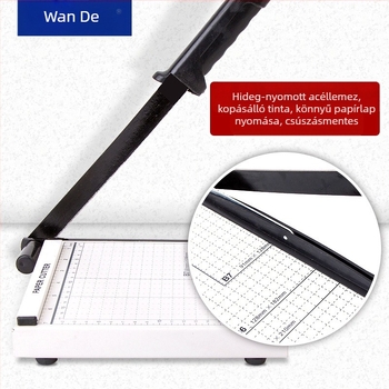 CAIDE B3 acéltestű kézi fotó- és papírvágó – hordozható, multifunkcionális vágóberendezés