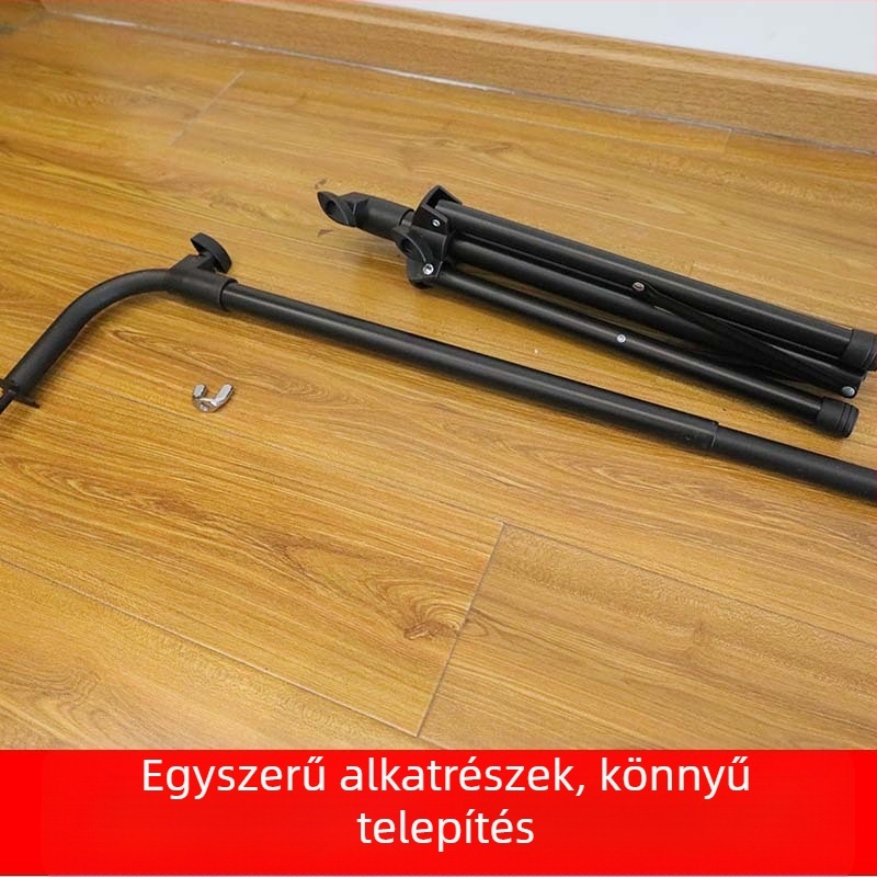 Beam bracket wind chimes kiegészítő zenei hangszerekhez, lábra álló háromlábú állvány, levehető, YSZJ-01 modell, vas