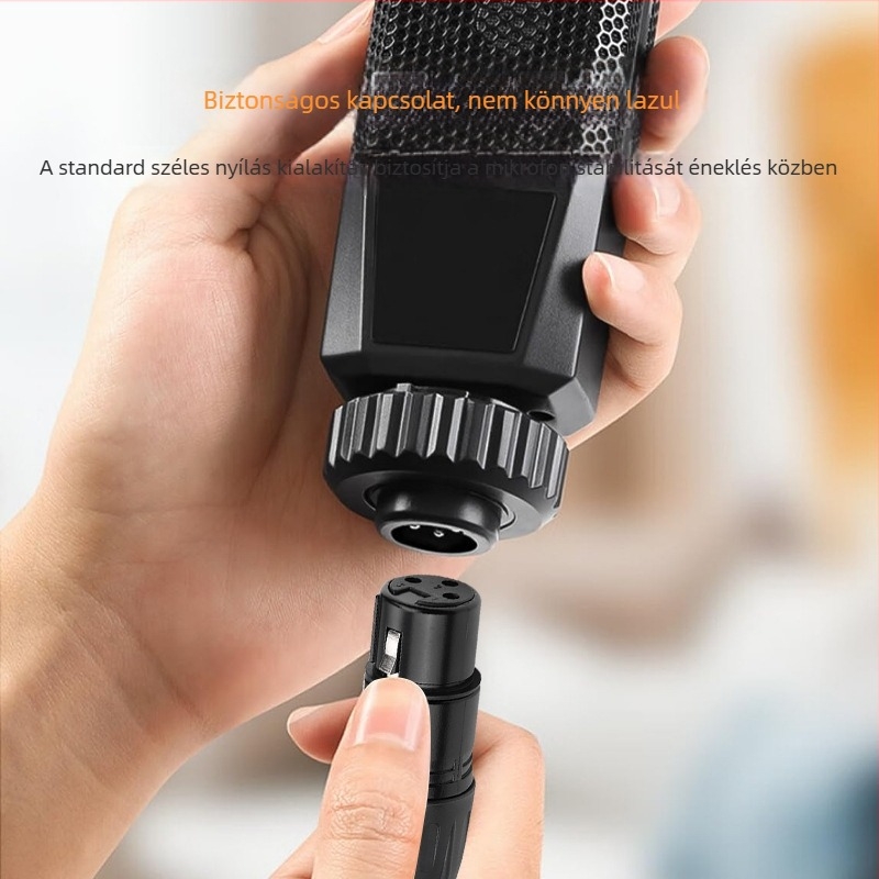 GM XLR audió vonal kábel, réz vezető, csupasz rézmag, ROHS