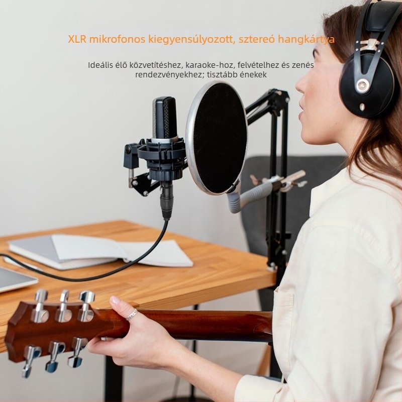 GM XLR audió vonal kábel, réz vezető, csupasz rézmag, ROHS