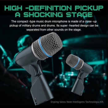 Beta56A hangszer-dinamikus mikrofon, szuperkardioid, 100 Hz–20 kHz