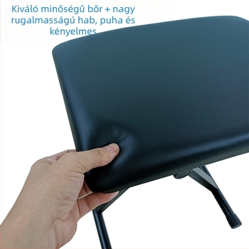 Háromszintes állítható, összecsukható elektromos zongora szék diákok számára