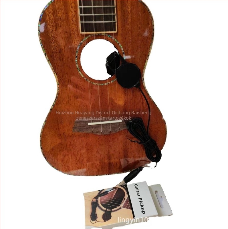Lark P-006 Clip-On Sound Hole Pickup, műanyag kivitel, akusztikus gitárokhoz, ukulele-hoz és hegedűhöz