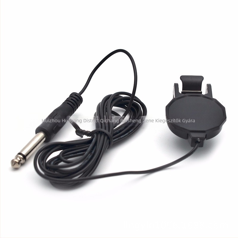 Lark P-006 Clip-On Sound Hole Pickup, műanyag kivitel, akusztikus gitárokhoz, ukulele-hoz és hegedűhöz