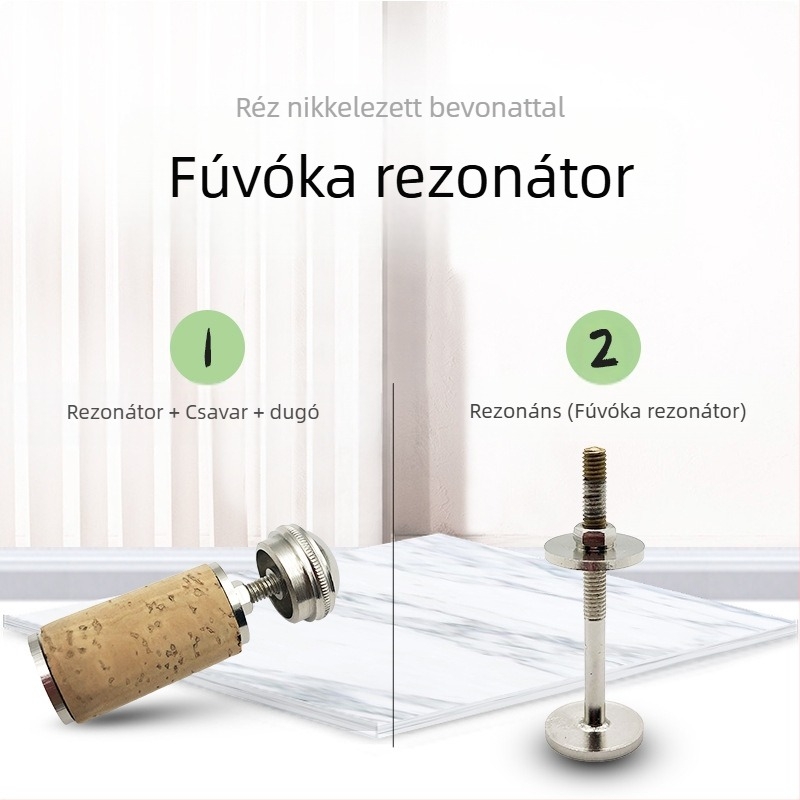 16, 17 és 18 nyílású fuvola fej-reflektor tuning tábla készlet