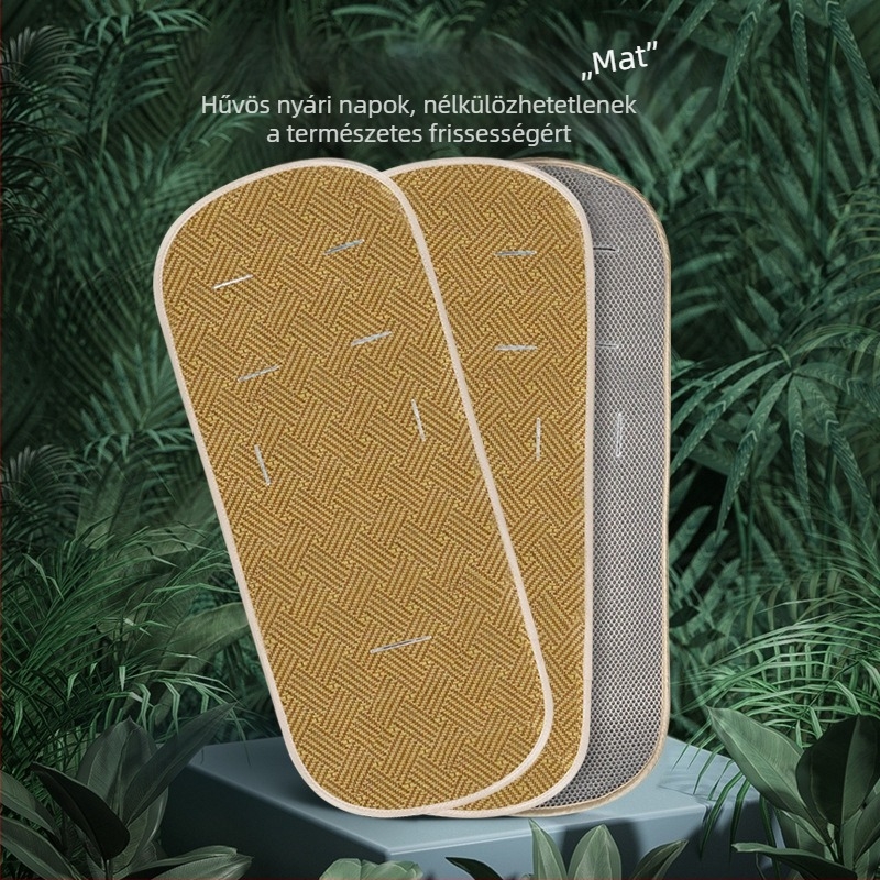 Babakocsi matrac rattanból, légáteresztő, izzadságot felszívó, testreszabható 0–1 éveseknek