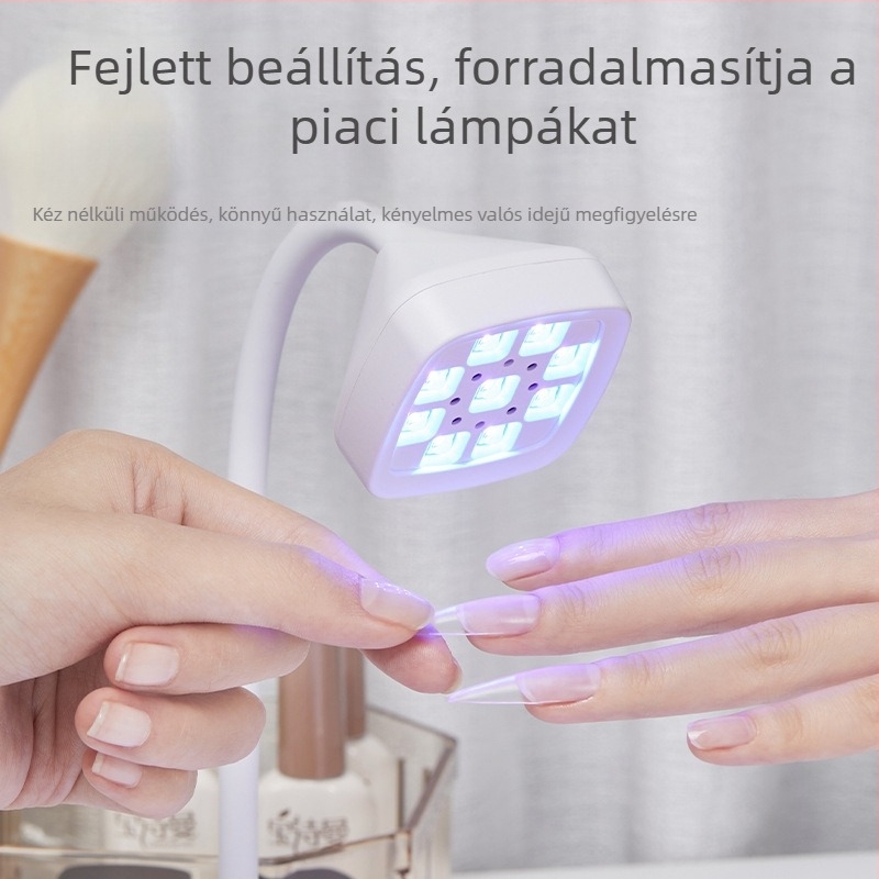 Asztali manikűr lámpa energiatároló indukciós töltéssel, szenzoros működés, 27W, modell 223