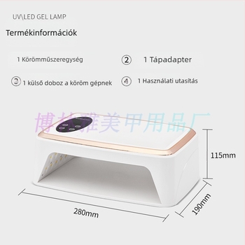 Manikűr LED lámpa Mate-60 fototerápia, 380W, 90 LED