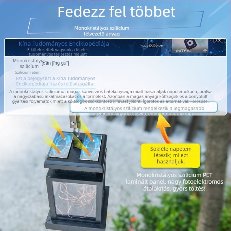 Napelemes kültéri kertfüggőlámpák – LED dekorációs fények udvarhoz és fákhoz, éjszakai világítás