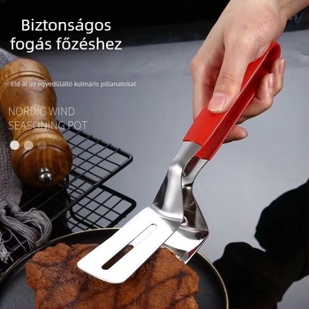 Rozsdamentes acél steak klipek, csúszásmentes, magas hőállóság, korrózióálló, multifunkcionális élelmiszer-klippek (201-es rozsdamentes acél)