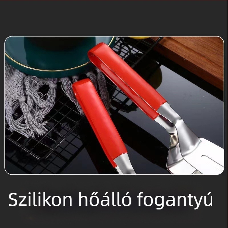 Rozsdamentes acél steak klipek, csúszásmentes, magas hőállóság, korrózióálló, multifunkcionális élelmiszer-klippek (201-es rozsdamentes acél)
