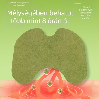 Térdplaszt moxibuszióval – nem szövött anyag, Henglitang, 12 darab