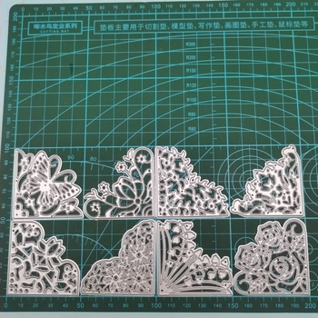 DIY Nyolctagú Háromszög Csipkés Relieffal – Fém Formázó Gravírozáshoz, Szénacél, Geometria