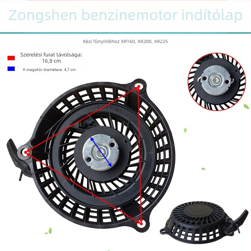 Kihúzható indító készlet XP200/XP225-ös Zongshen motorhoz – műanyag burkolat – zdcc