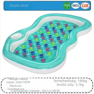 Bestway dupla felfújható úszó matrac a vízre 43045 PVC