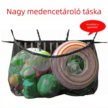 Uszodai tároló táska, nylonból készült kubo alakú hálós táska, multifunkcionális szervező, modell YCSNWD-1, nagy kapacitás