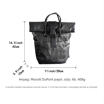 Ultra könnyű vízlepergető DuPont papírból készült laptop-táska, kézitáska és hátizsák, mindennapi használatra férfiaknak és nőknek