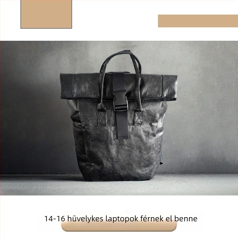 Ultra könnyű vízlepergető DuPont papírból készült laptop-táska, kézitáska és hátizsák, mindennapi használatra férfiaknak és nőknek