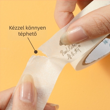 Rubens maszkoló szalag papíralapú, logó mintával, gouache- és akvarellfestéshez