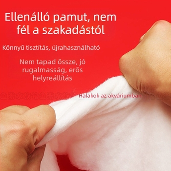 3D szűrőgyapot akváriumhoz – pamut anyag, nagy átfolyási képesség, száraz–nedves elválasztás