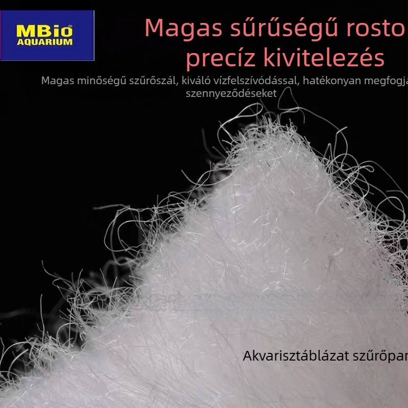3D szűrőgyapot akváriumhoz – pamut anyag, nagy átfolyási képesség, száraz–nedves elválasztás