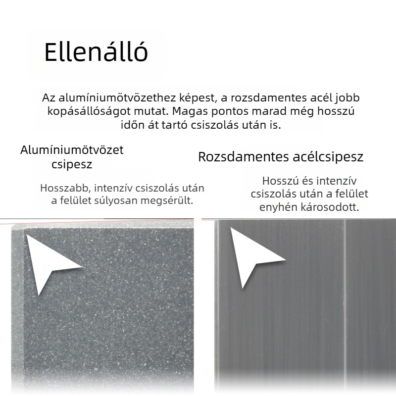 Nemesacélból készült precíziós mini befogó AT-MV — kézi használatra